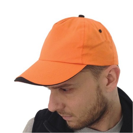 Καπέλο δίχρωμο - Li 826 πορτοκαλί/μαύρο